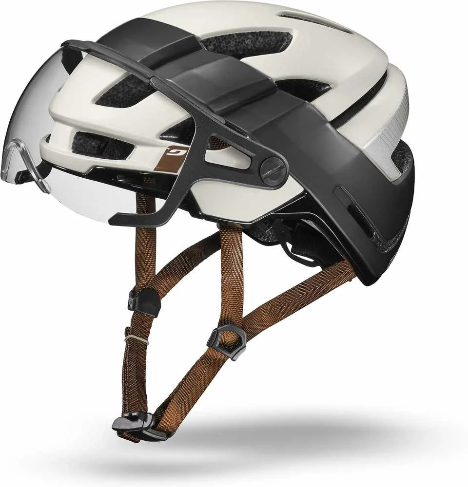 Julbo Itineraire Evo pyöräilykypärä, 58-62 cm, musta/beige