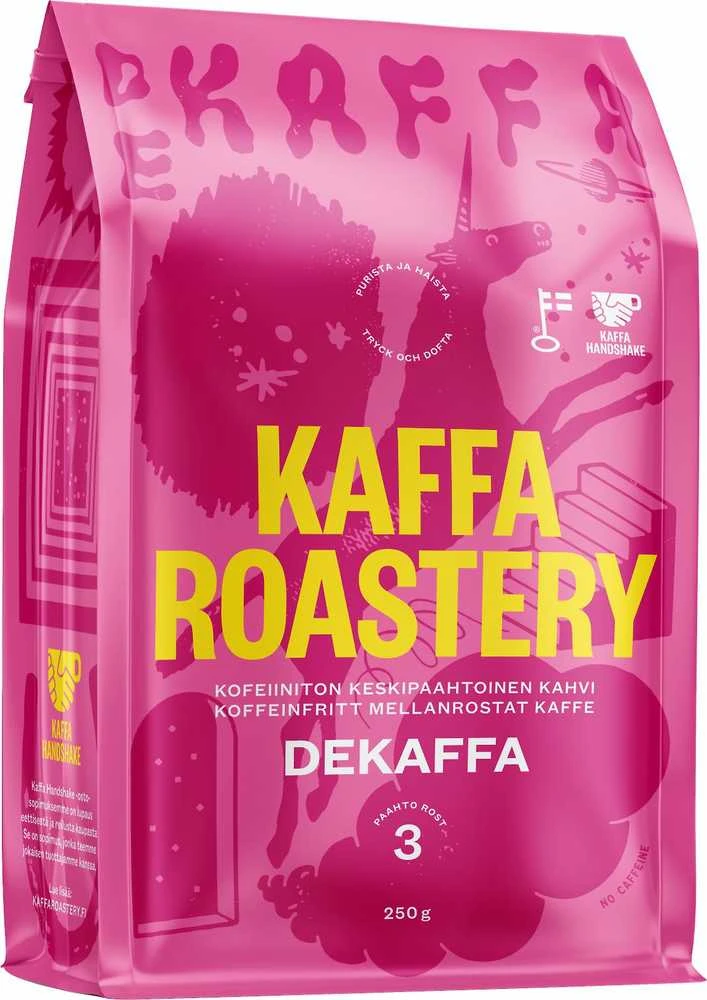 Kaffa Roastery Decaf San Lorenzo kavos pupelės, 250 g