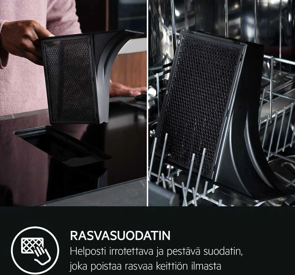 AEG TH84CB03CB indukcinė kaitlentė su gartraukiu