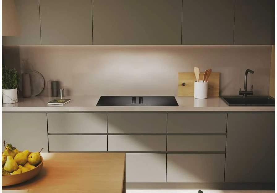 Indukcinė kaitlentė „Candy CIH8I4CF Cook 800“ su gartraukiu, 80 cm