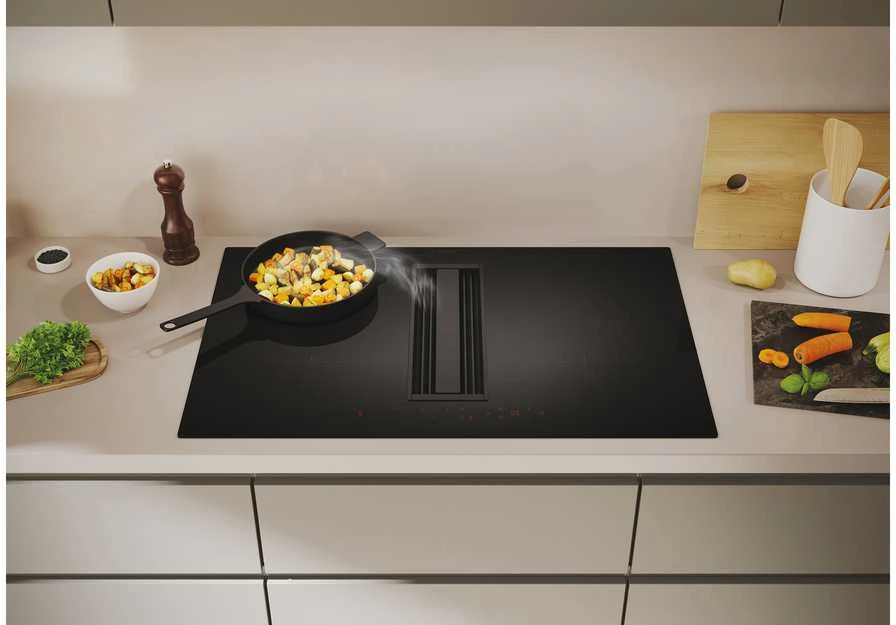 Indukcinė kaitlentė „Candy CIH8I4CF Cook 800“ su gartraukiu, 80 cm