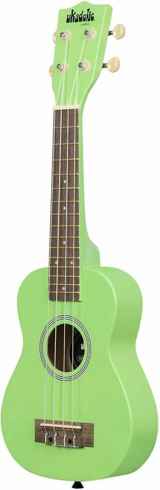 Kala Ukadelic Grasshopper Soprano -ukulele, vaaleanvihreä