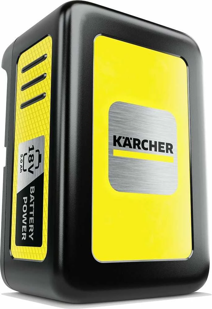 Kärcher 18V 5.0Ah akumuliatorius, kampinis vaizdas