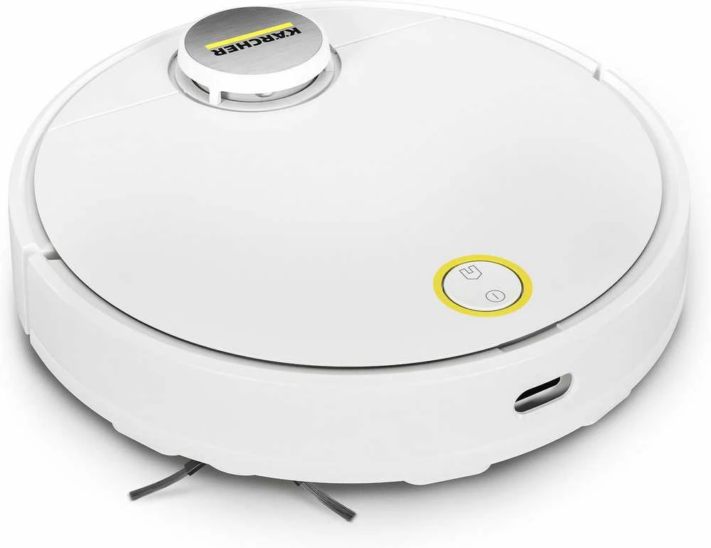 Dulkių siurblys-robotas Kärcher RCV 3 su plovimo funkcija, Baltas