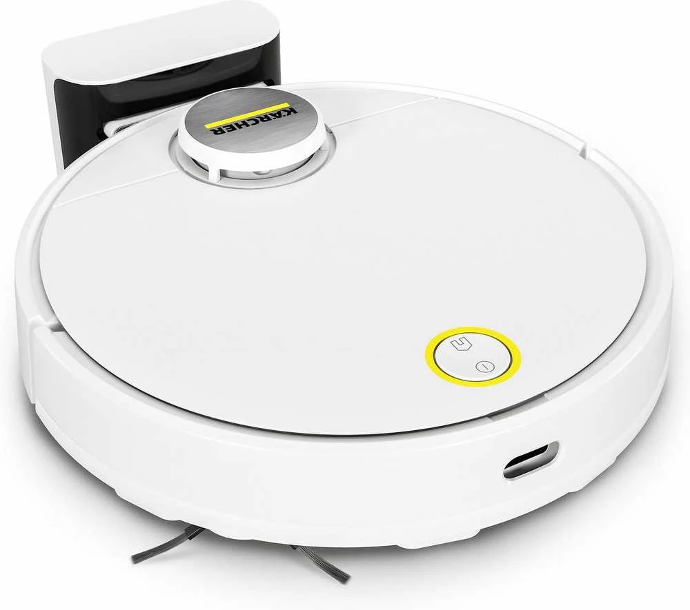 Dulkių siurblys-robotas Kärcher RCV 3 su plovimo funkcija, Baltas