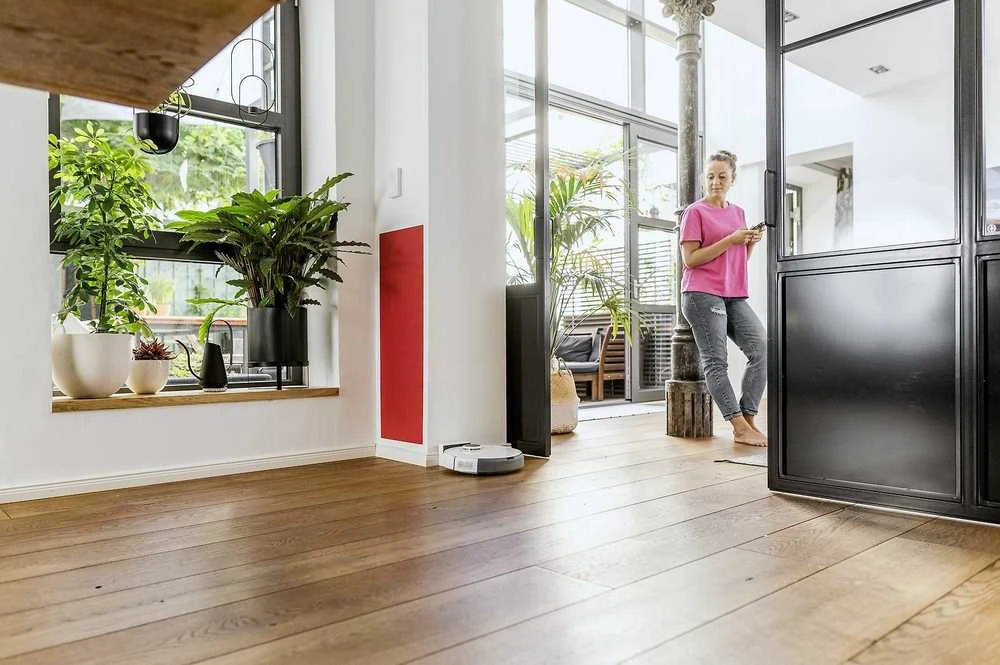 Dulkių siurblys-robotas Kärcher RCV 5 su plovimo funkcija, Baltas