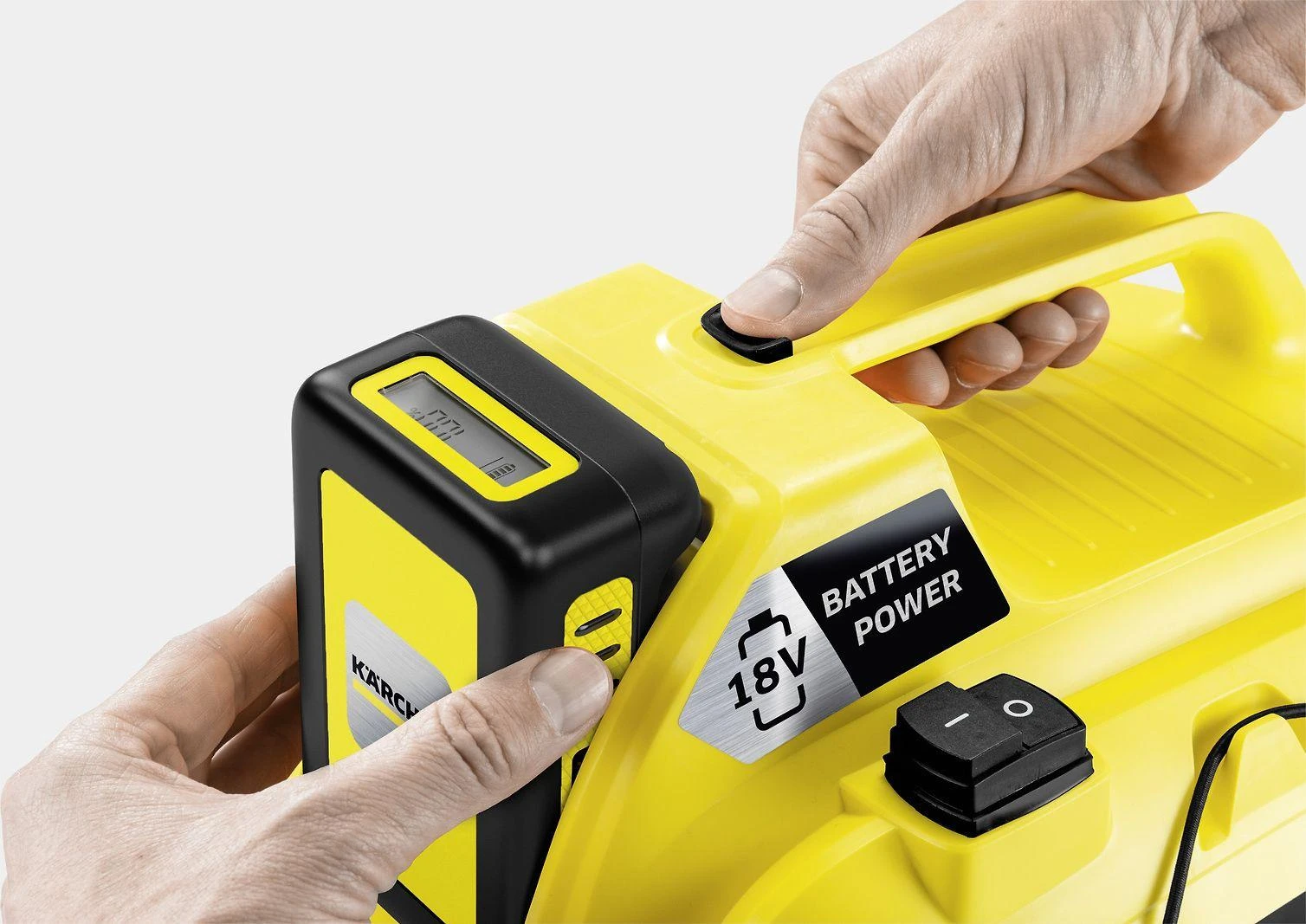 Karcher Akumuliatorinis dulkių siurblys WD 1 Compact Battery Set 18 V