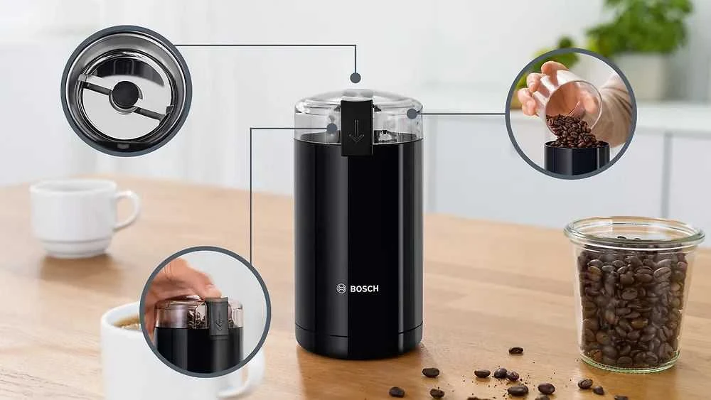Bosch TSM6A013B Kavamalė, juoda