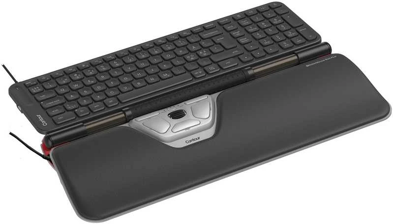 Klaviatūra ir pelė Contour RollerMouse Raudona Plus & Balance Mid-Size Klaviatūra Combo PN išdėstymas (CDRED1021BALPN1160)