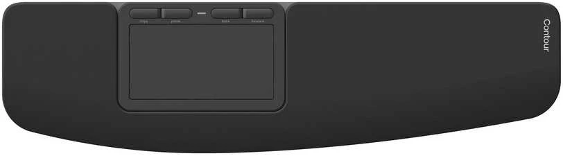 Klaviatūra Carruzzo Contour Design Touch jutiklinis kilimėlis Vielinis Juoda