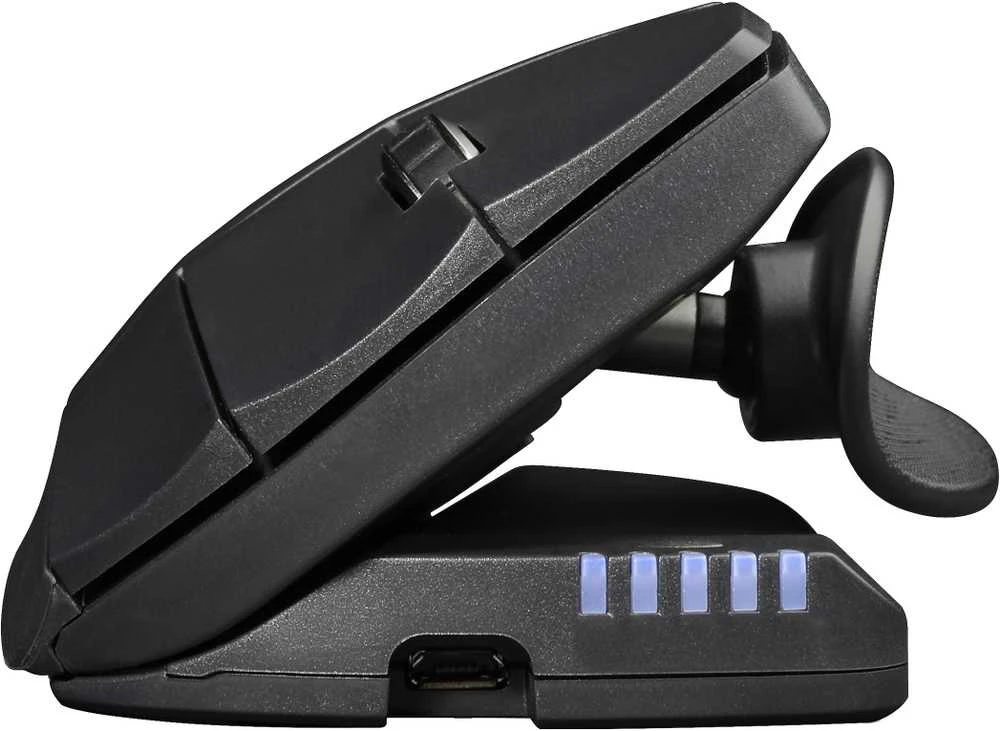 Carruzzo Contour Design Unimouse kompiuterinė pelė Biuras dešinei rankai RF belaidė + Bluetooth + USB Type-A Optinis 4000 DPI