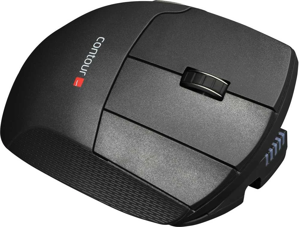 Carruzzo Contour Design Unimouse kompiuterinė pelė Biuras dešinei rankai RF belaidė + Bluetooth + USB Type-A Optinis 4000 DPI