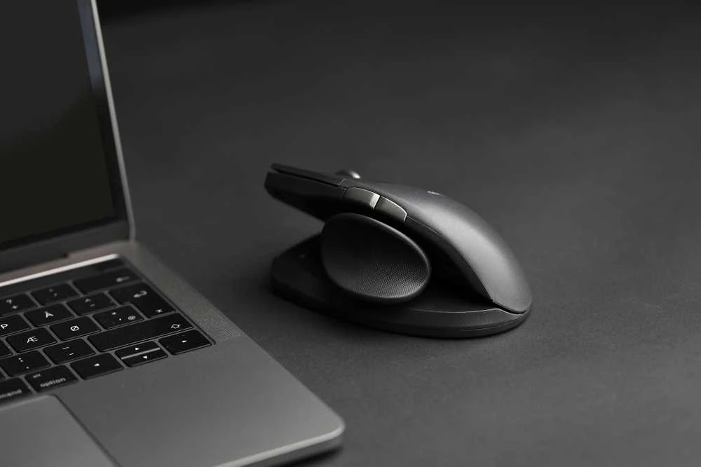 Carruzzo Contour Design Unimouse kompiuterinė pelė Biuras dešinei rankai RF belaidė + Bluetooth + USB Type-A Optinis 4000 DPI