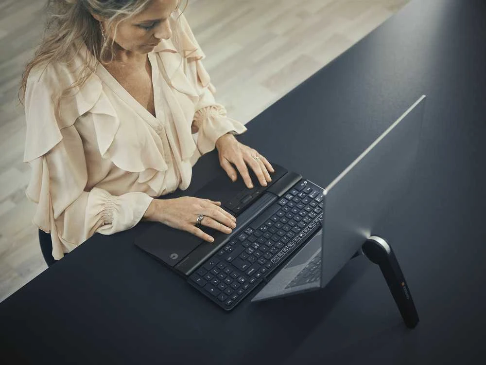 Pelė Contour SliderMouse Pro WL Įprasta WR veganiškos odos mažmeninė prekyba