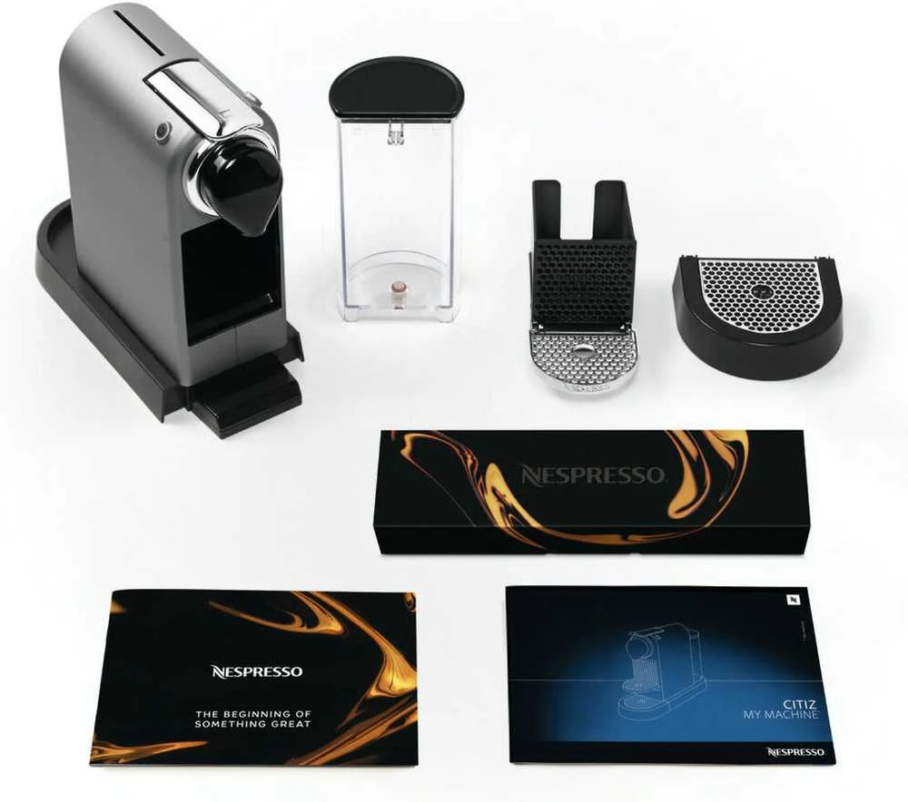 Kavos aparatas Krups Citiz XN741B sidabrinis Nespresso