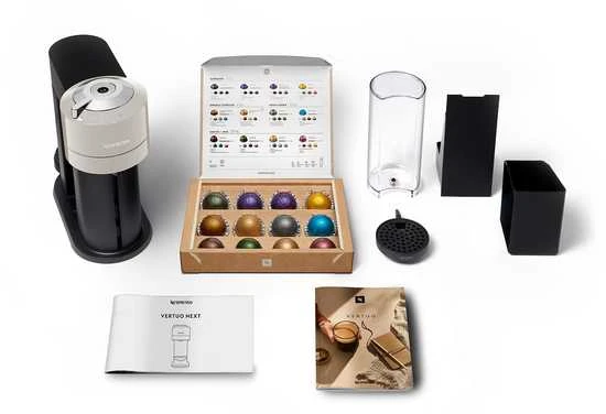 Kavos aparatas Nespresso Vertuo Next by Sage kapselikone, harmaa