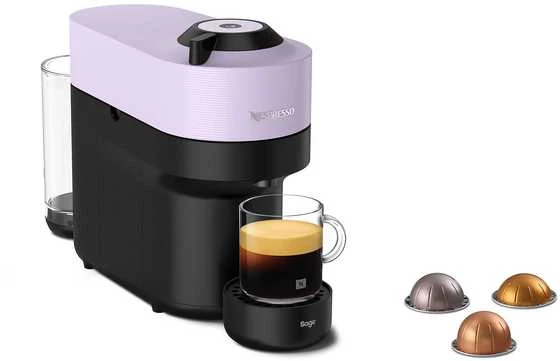 Kavos aparatas Nespresso Vertuo Pop by Sage kapselikone, lila
