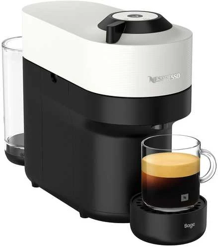 Kavos aparatas Nespresso Vertuo Pop by Sage kapselikone, valkoinen