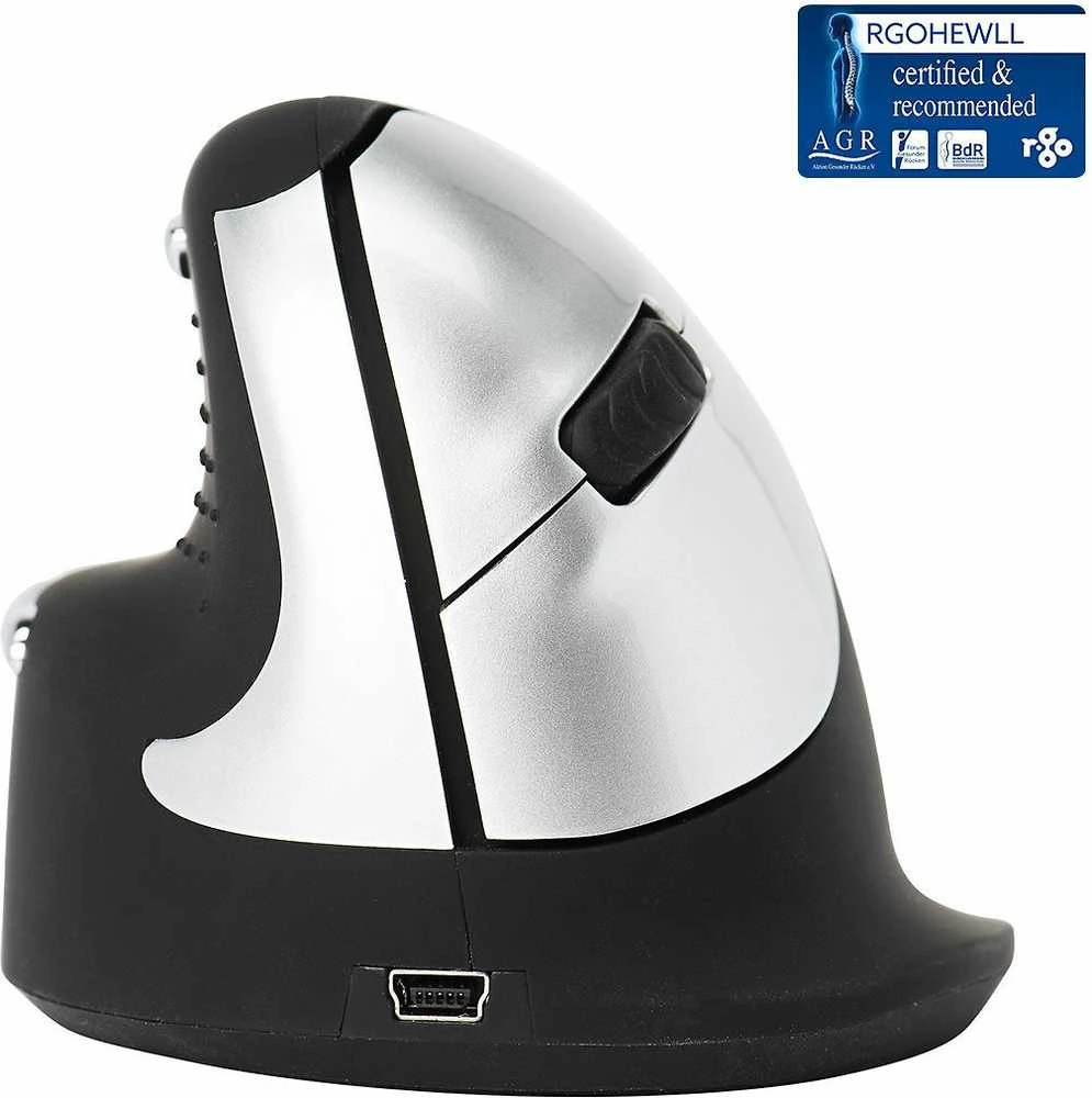 R Go Tools ERGONOMIC Pelė MEDIUM - HAND165-185MM LEFT-HANDED belaidė