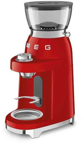 Smeg kavamalė CGF03RDEU, 15 Mahlgrade, 240g Bohnenbeh., 150W, Rot