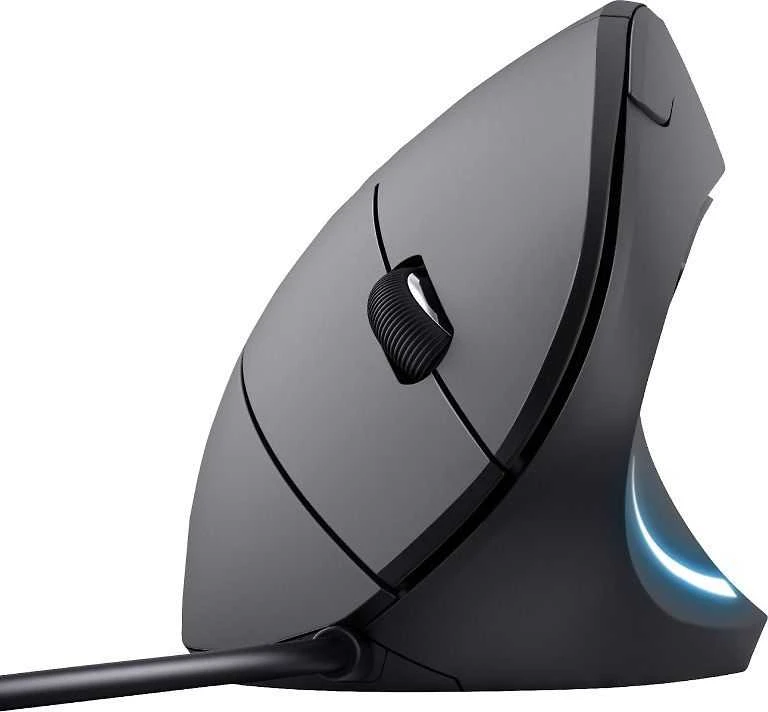 Kompiuterio pelė Trust USB Verto, ergonomiška, juodos spalvos
