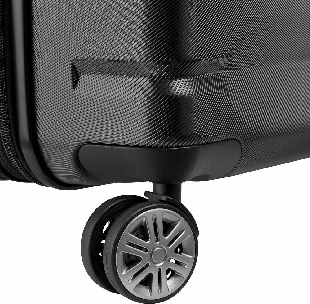 Kelioninis Delsey Air Armour Expandable 76 cm matkalaukku, musta