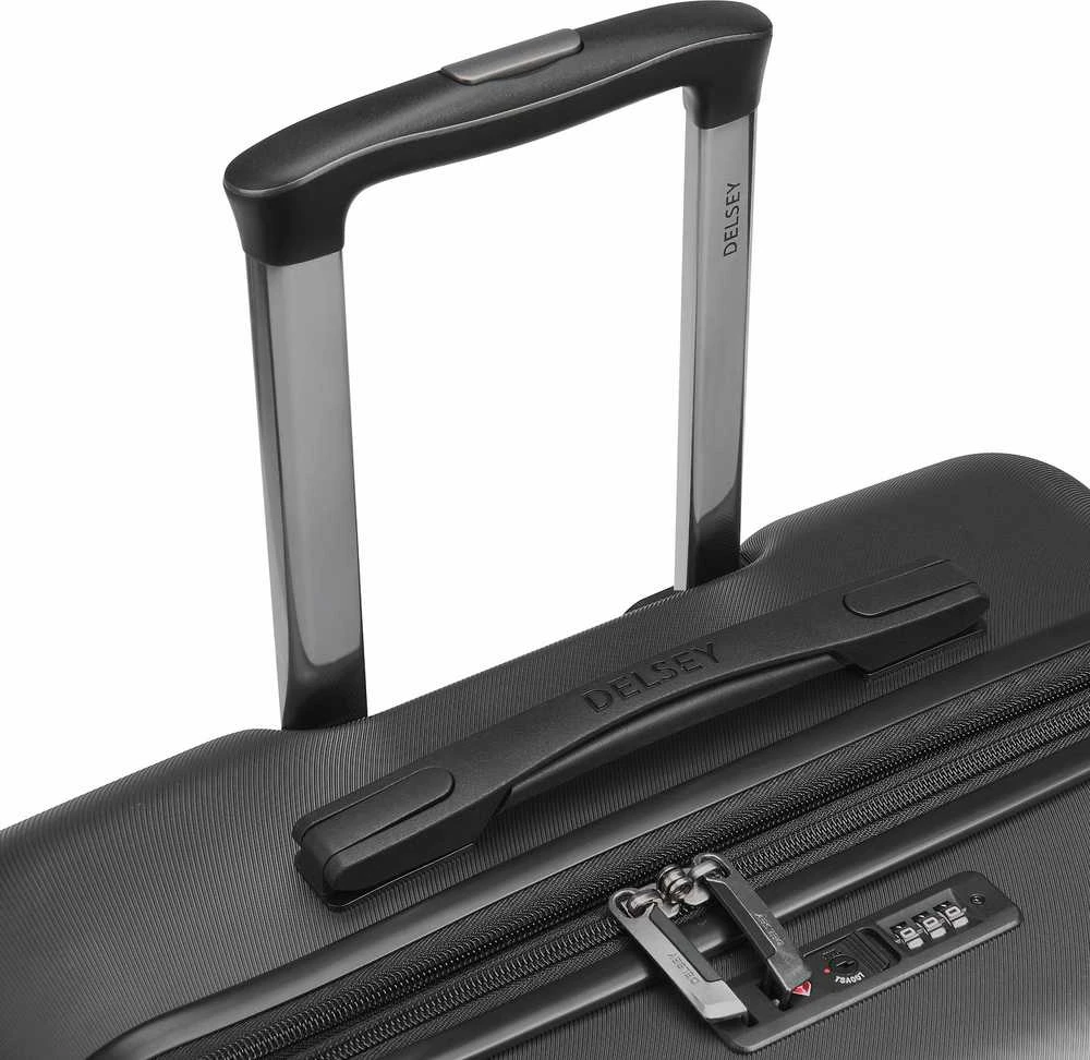 Kelioninis Delsey Air Armour Expandable 66 cm matkalaukku, musta