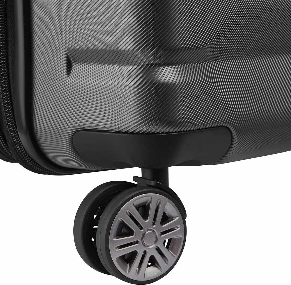 Kelioninis Delsey Air Armour Expandable 66 cm matkalaukku, musta