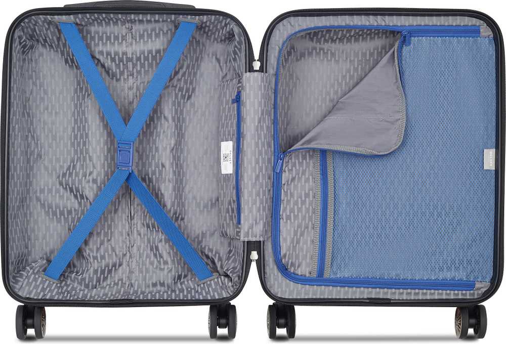 Kelioninis Delsey Air Armour Slim 55 cm matkalaukku, syvän sininen