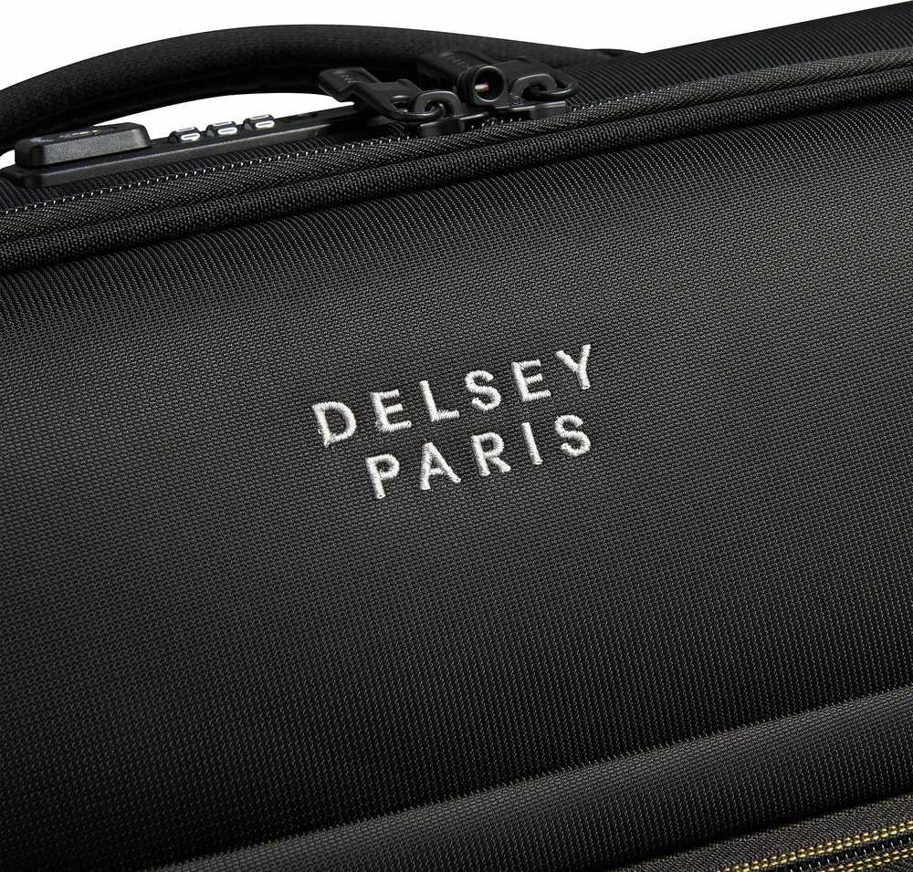 Kelioninis Delsey Brochant 3 Slim 4W 55 cm -matkalaukku, musta
