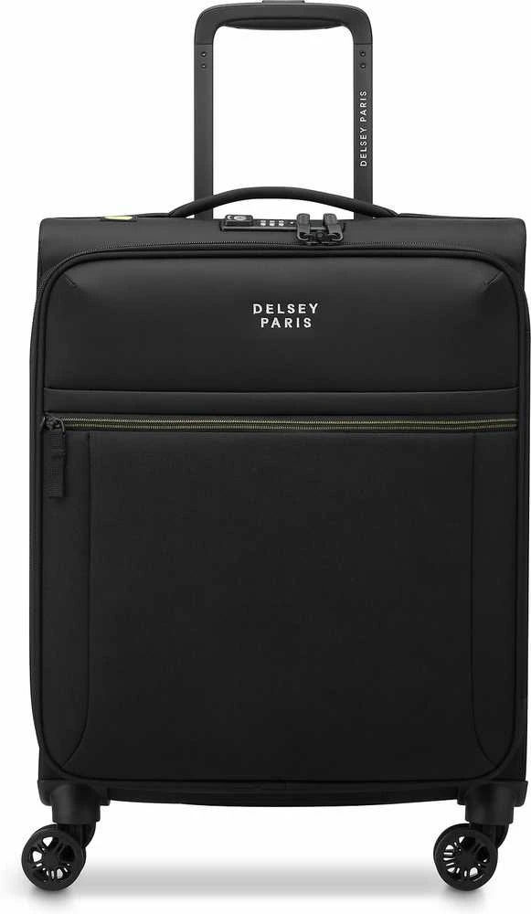 Kelioninis Delsey Brochant 3 Slim 4W 55 cm -matkalaukku, musta