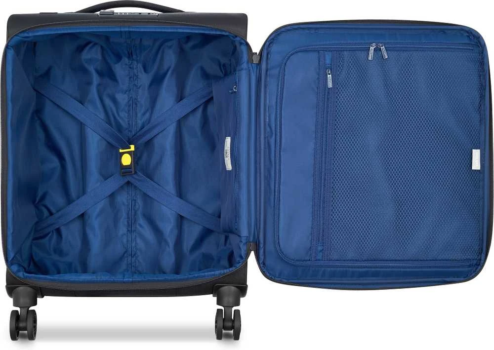 Kelioninis Delsey Brochant 3 Slim 4W 55 cm -matkalaukku, musta