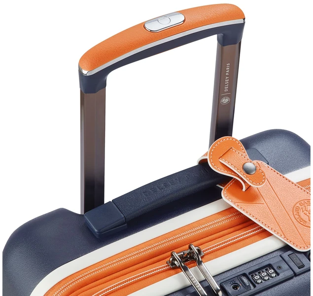 Kelioninis Delsey Cadence išplečiamas 55 cm Roland Garros lagaminas, mėlynas