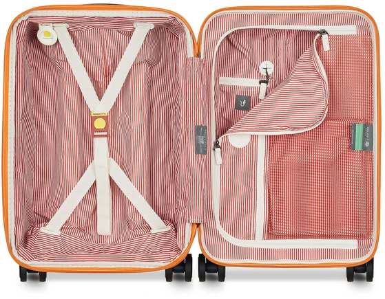 Kelioninis Delsey Cadence išplečiamas 55 cm Roland Garros lagaminas, mėlynas