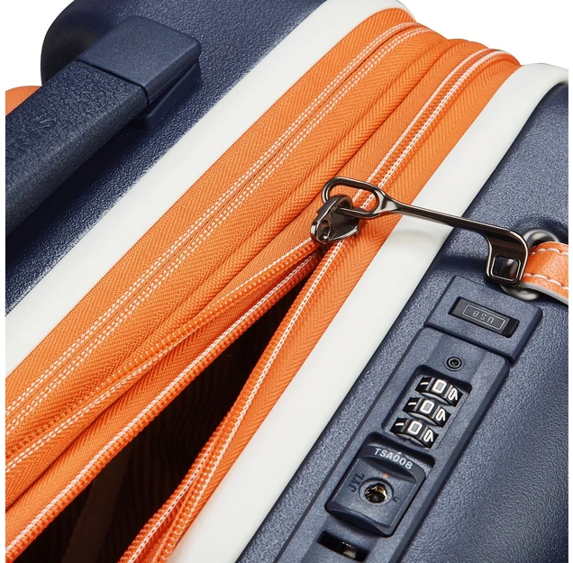 Kelioninis Delsey Cadence išplečiamas 55 cm Roland Garros lagaminas, mėlynas