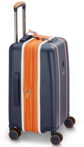 Kelioninis Delsey Cadence išplečiamas 55 cm Roland Garros lagaminas, mėlynas