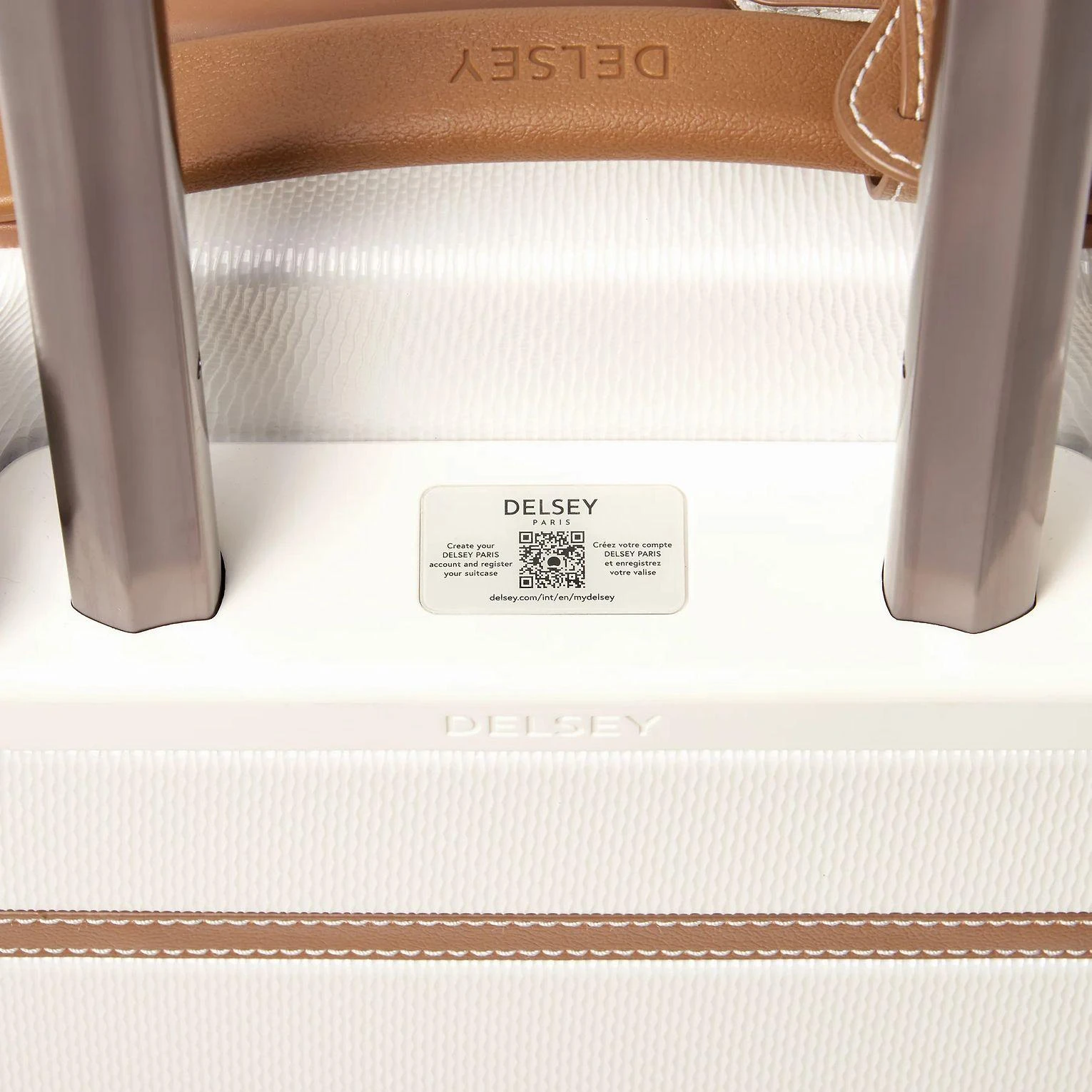 Kelioninis Delsey Chatelet Air 2.0 55 cm -matkalaukku, valkoinen