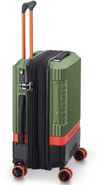 Kelioninis Delsey Jeep JH001A Cabin TR Case Slim matkalaukku, 55 cm, vihreä