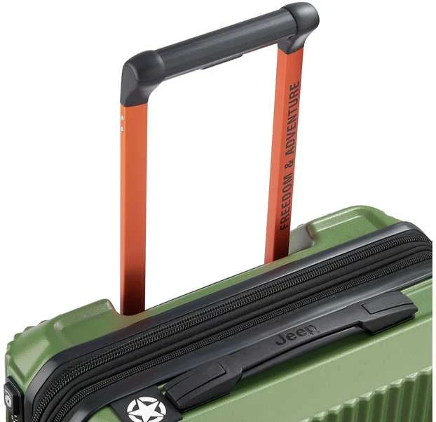 Kelioninis Delsey Jeep JH001A Cabin TR Case Slim matkalaukku, 55 cm, vihreä