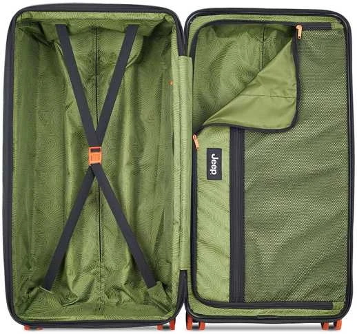 Kelioninis Delsey Jeep JH002B Trunk Exp matkalaukku, 80 cm, vihreä