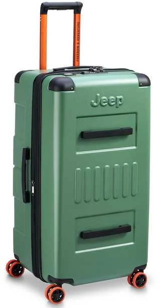 Kelioninis Delsey Jeep JH002B Trunk Exp matkalaukku, 80 cm, vihreä