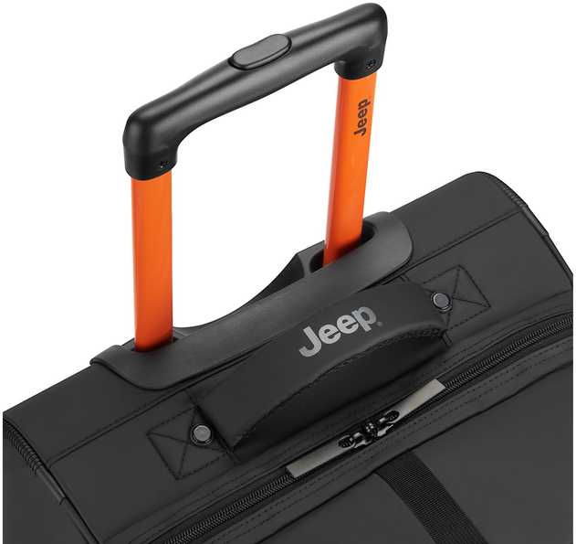 Kelioninis Delsey Jeep JS006B Trolley duffel matkalaukku, 73 cm, musta