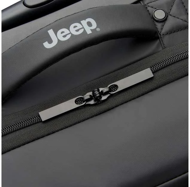 Kelioninis Delsey Jeep JS006B vežimėlio tipo lagaminas, 55 cm, juodas
