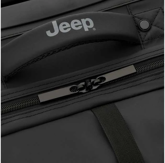 Kelioninis Delsey Jeep JS006B vežimėlio tipo lagaminas, 82 cm, juodas