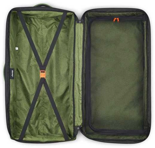 Kelioninis Delsey Jeep JS006B Trolley Duffle matkalaukku, 82 cm, vihreä