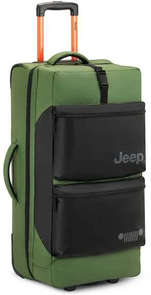 Kelioninis Delsey Jeep JS006B Trolley Duffle matkalaukku, 73 cm, vihreä