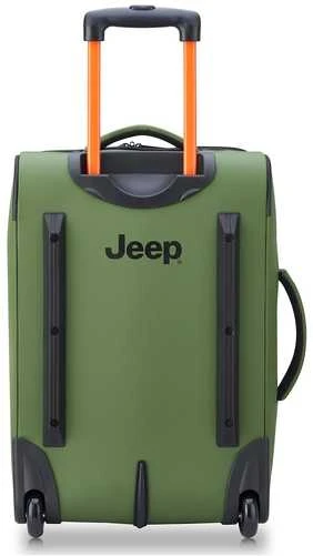 Kelioninis Delsey Jeep JS006B Trolley Duffle matkalaukku, 55 cm, vihreä