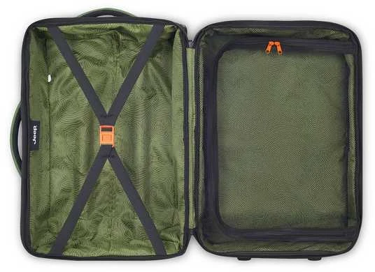 Kelioninis Delsey Jeep JS006B Trolley Duffle matkalaukku, 55 cm, vihreä