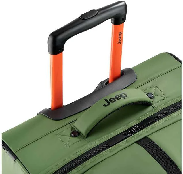 Kelioninis Delsey Jeep JS006B Trolley Duffle matkalaukku, 82 cm, vihreä