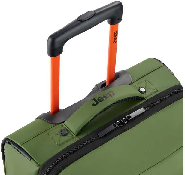 Kelioninis Delsey Jeep JS006B Trolley Duffle matkalaukku, 55 cm, vihreä